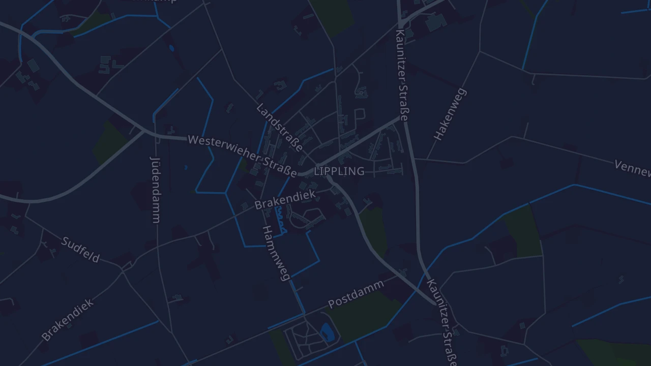 Karte von Delbrück