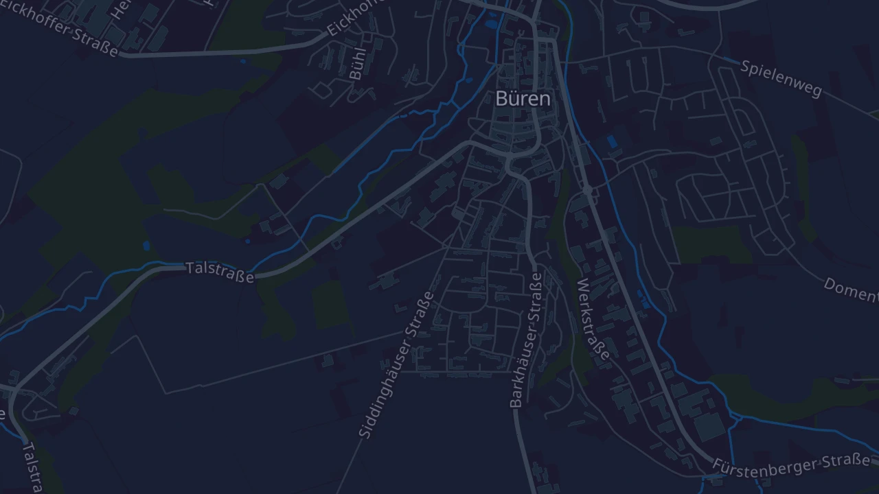 Karte von Büren