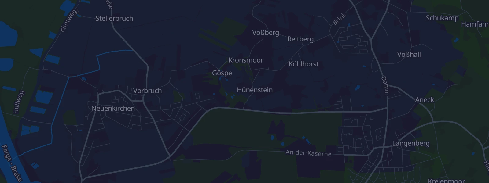 Karte von Schwanewede