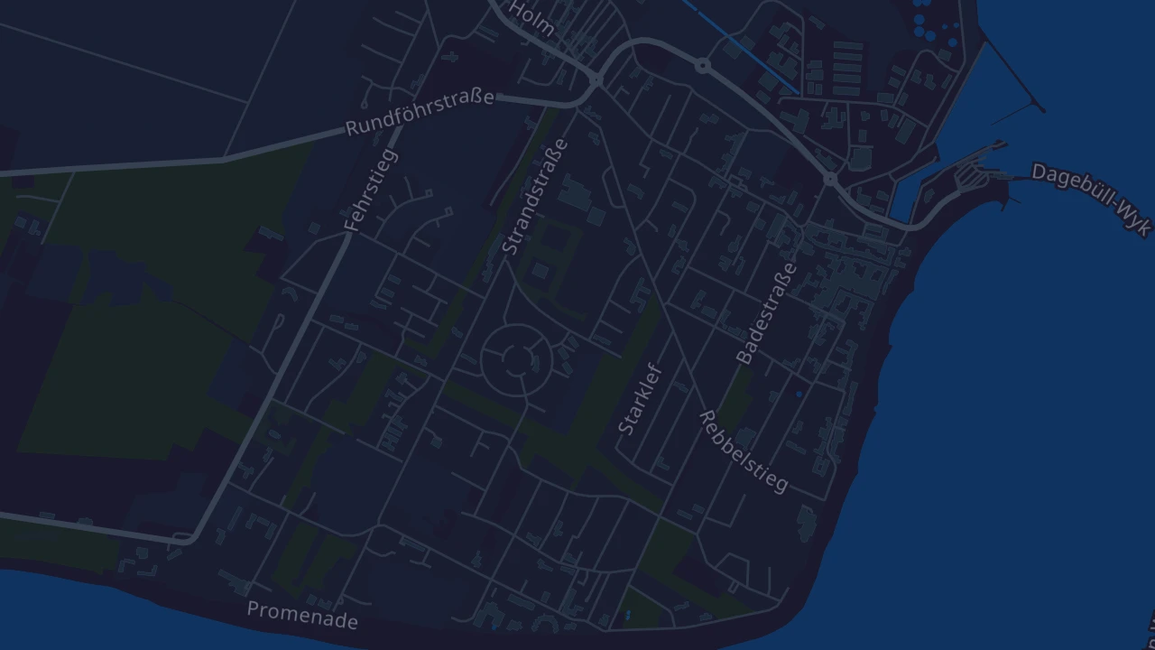 Karte von Wyk auf Föhr