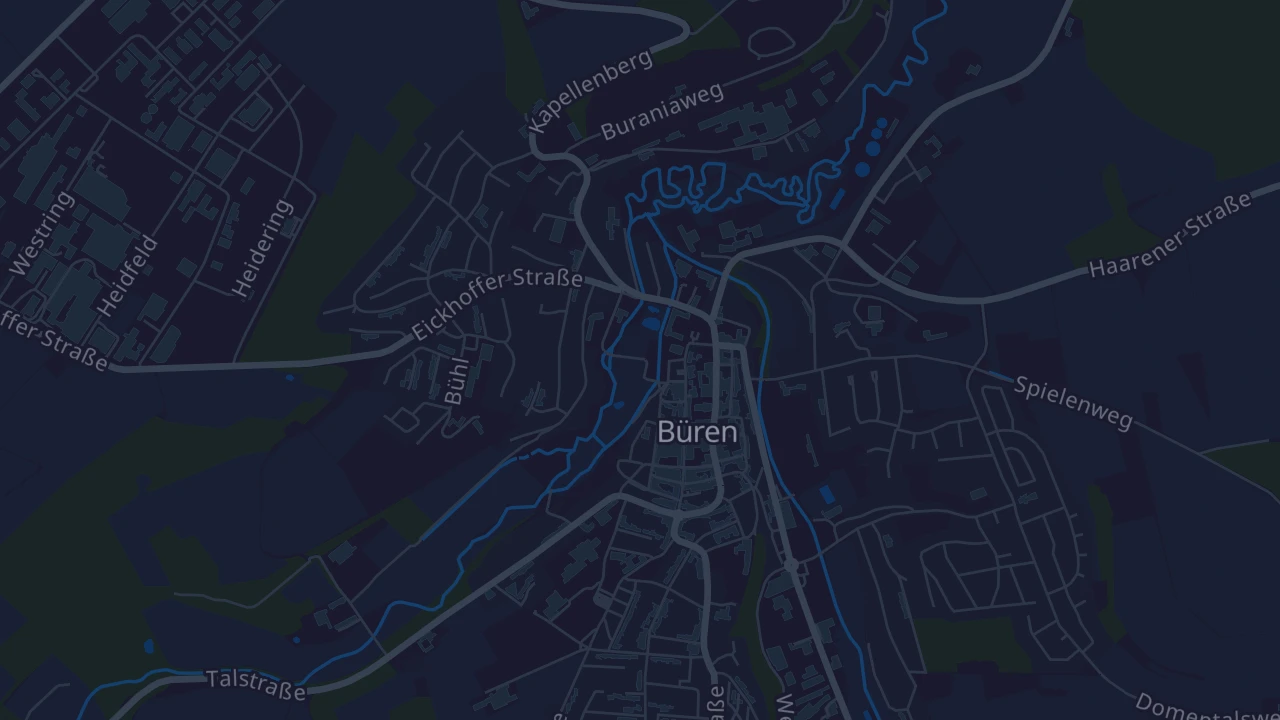 Karte von Büren