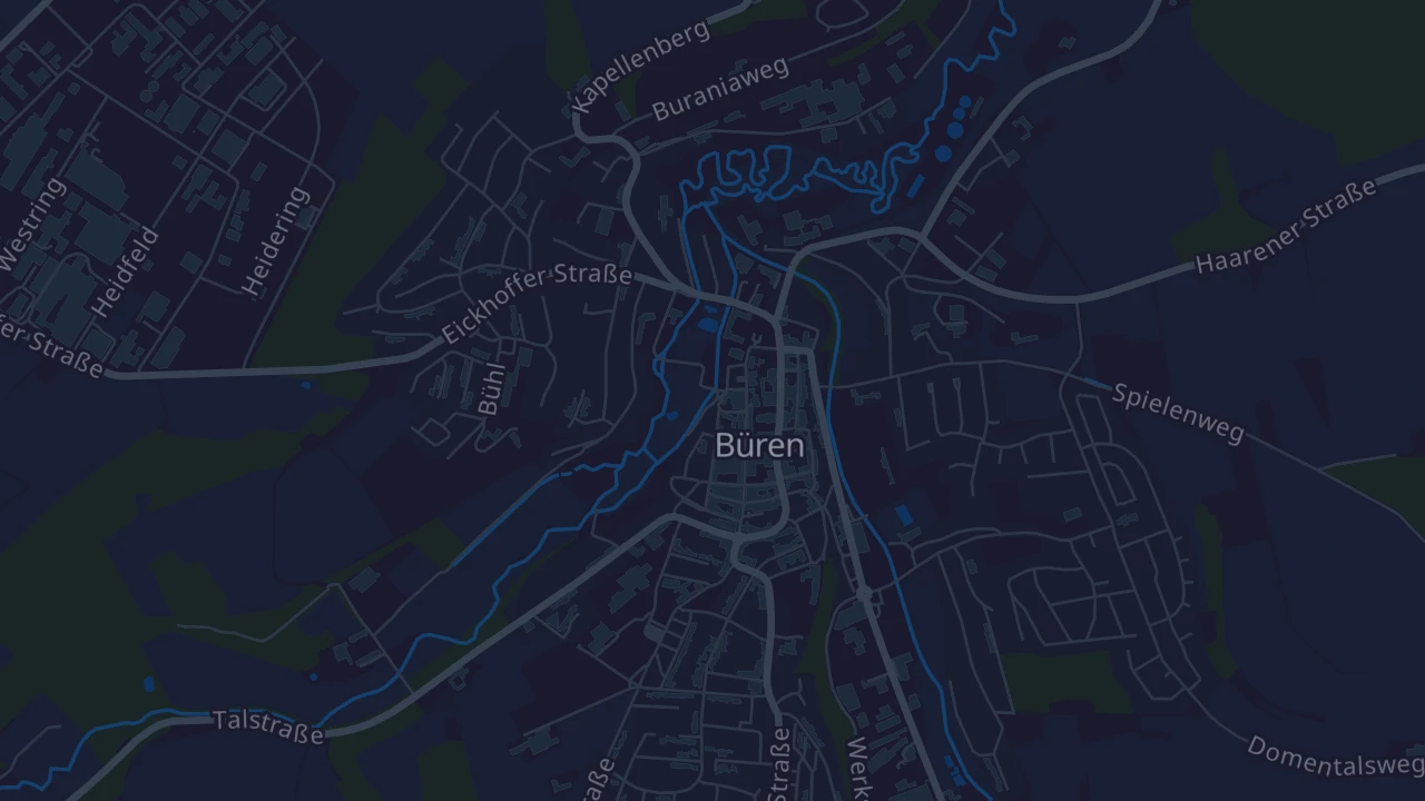 Karte von Büren