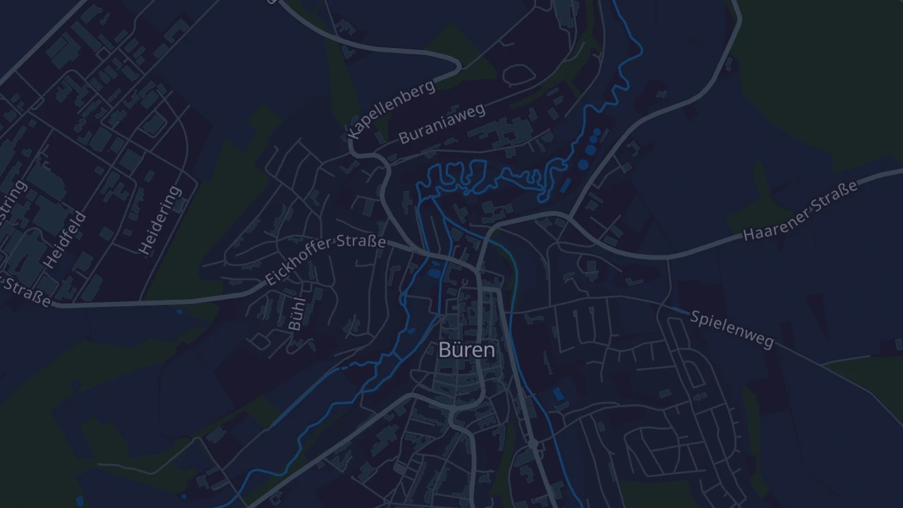 Karte von Büren