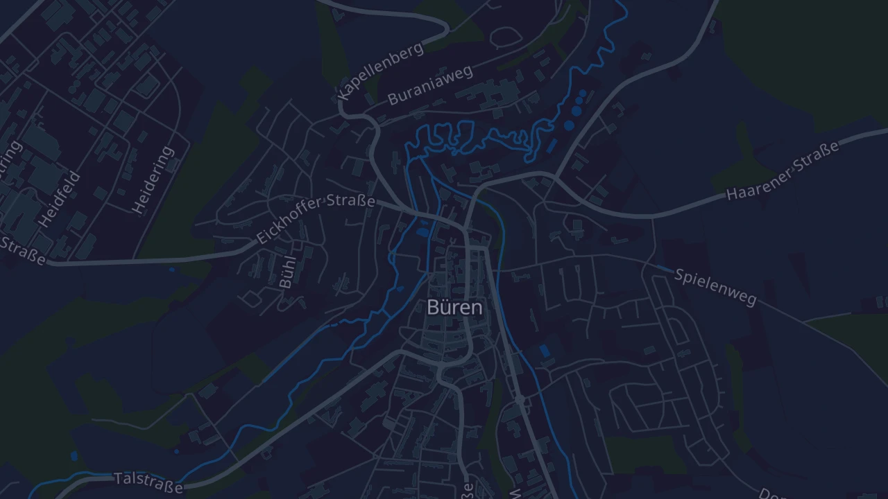 Karte von Büren