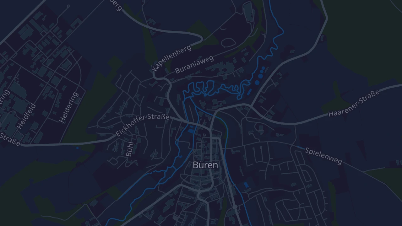 Karte von Büren