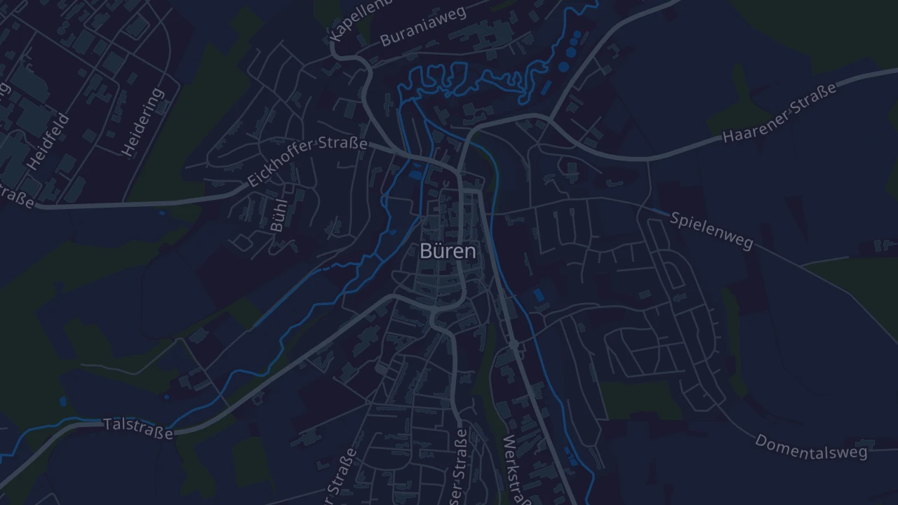 Karte von Büren