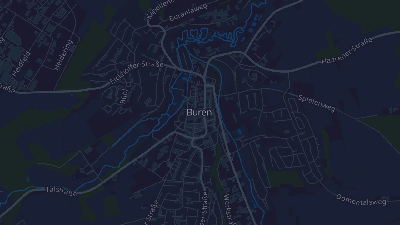 Karte von Büren
