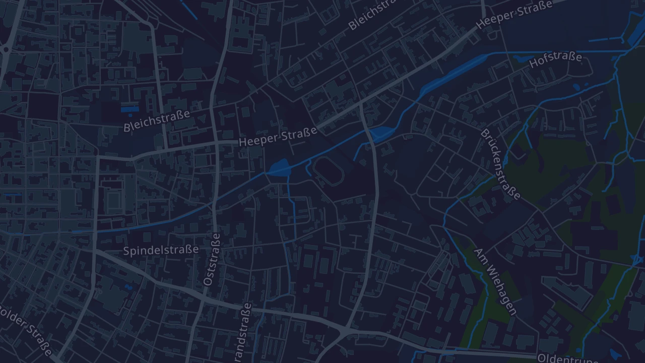Karte von Bielefeld