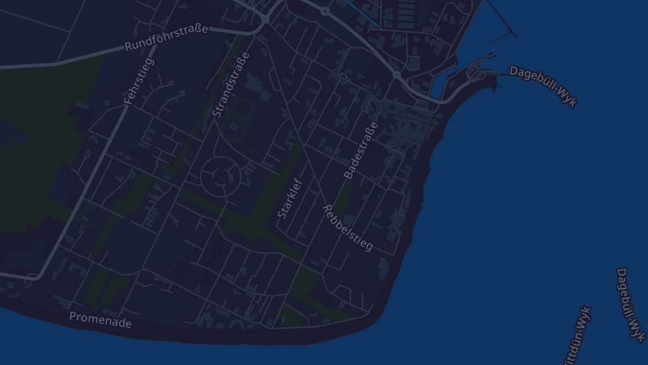 Karte von Wyk auf Föhr