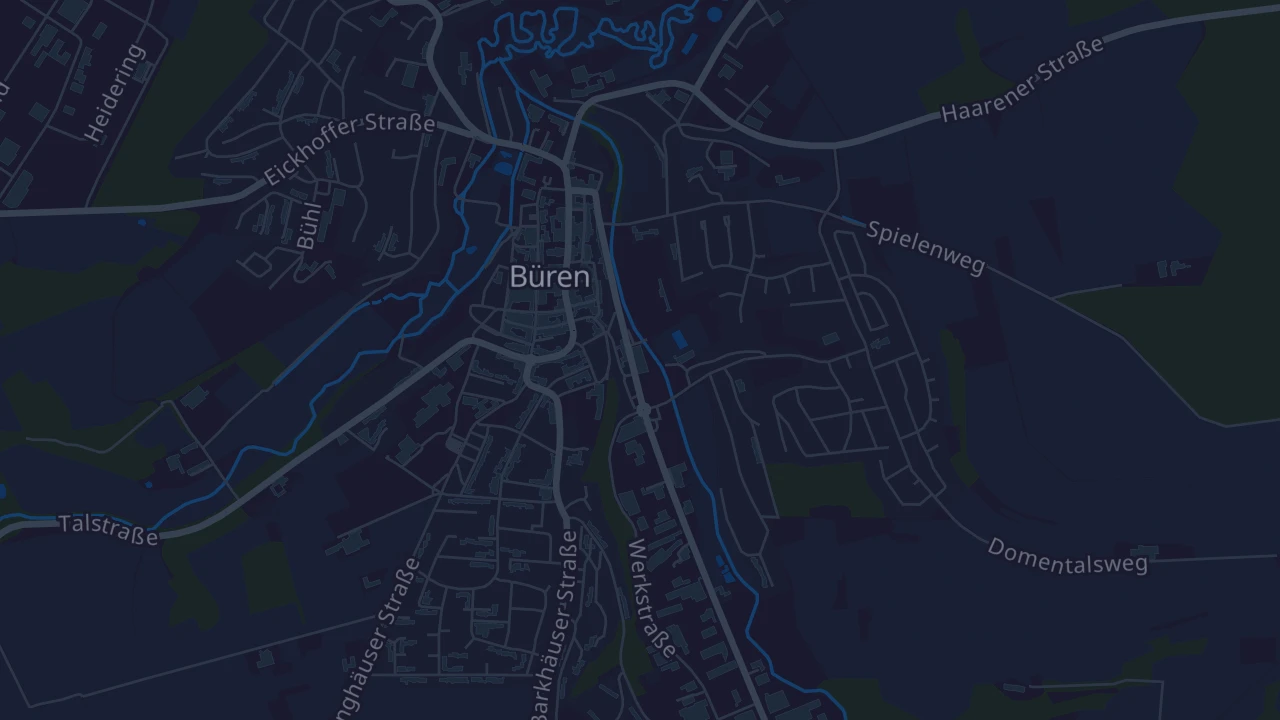 Karte von Büren