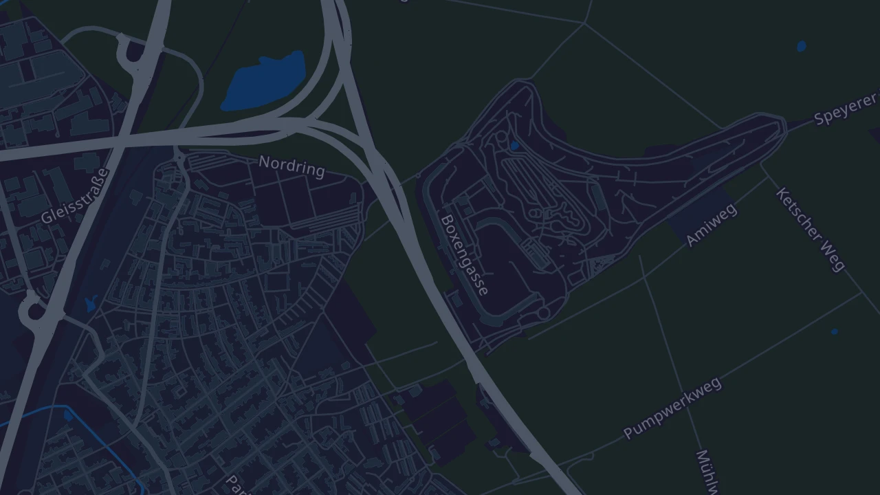 Karte von Hockenheim