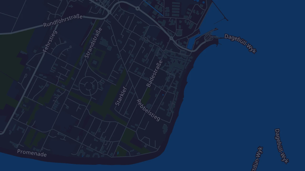 Karte von Wyk auf Föhr