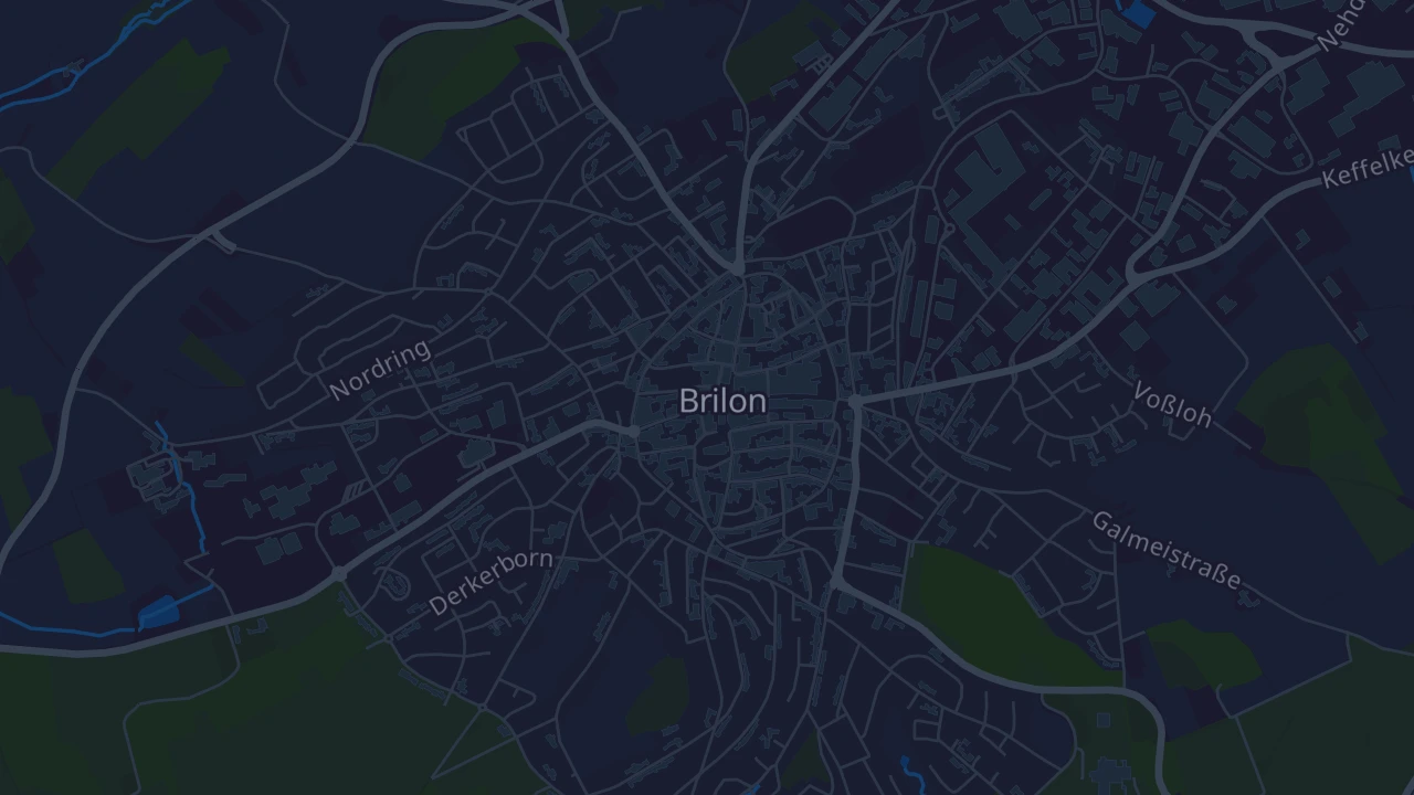 Karte von Brilon