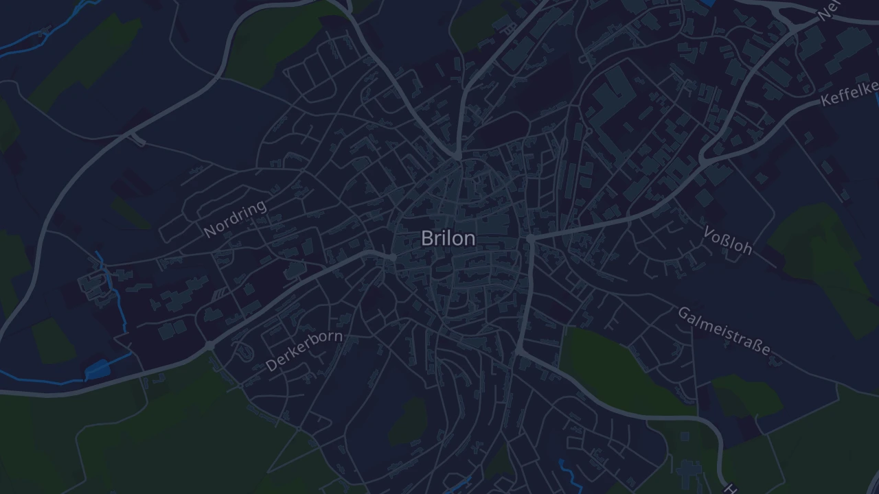 Karte von Brilon