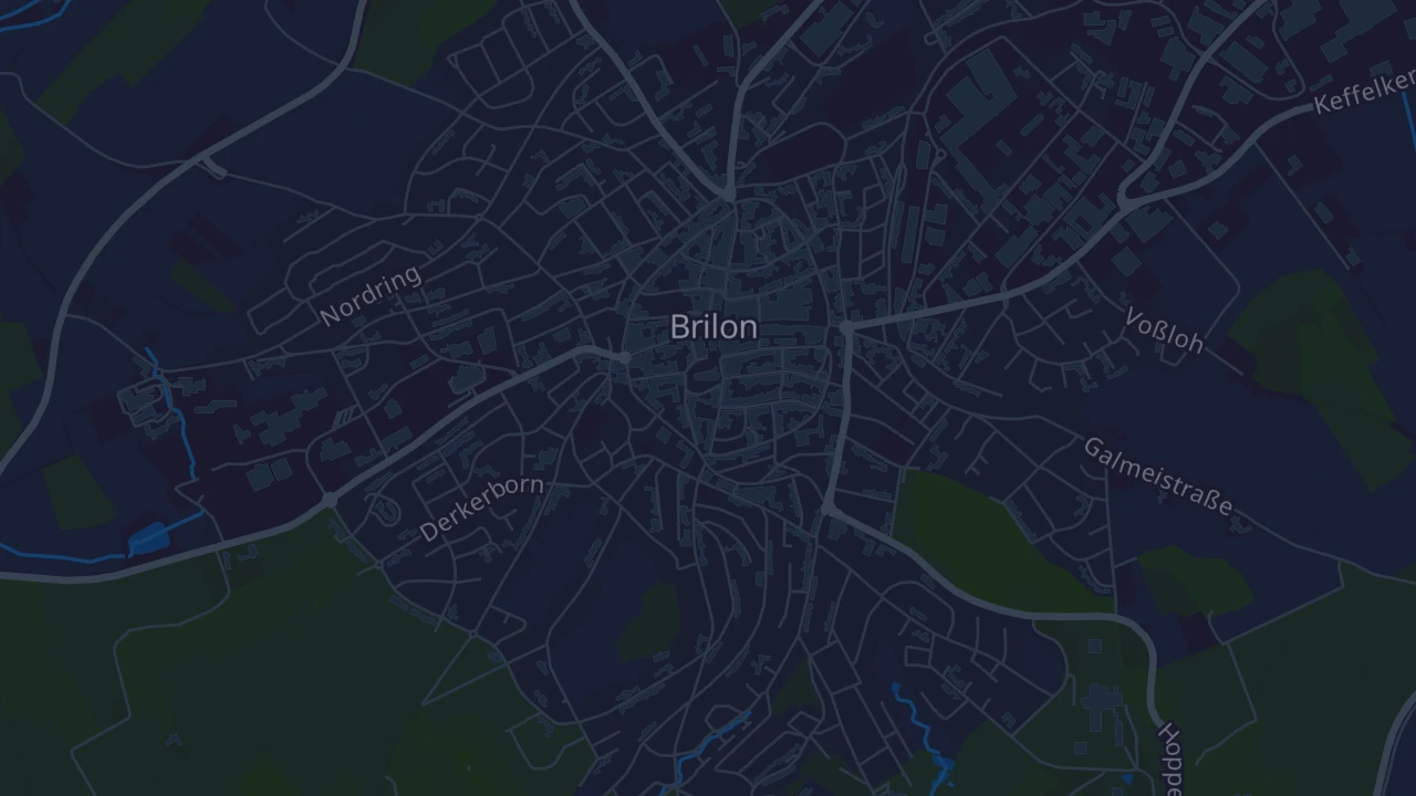 Karte von Brilon