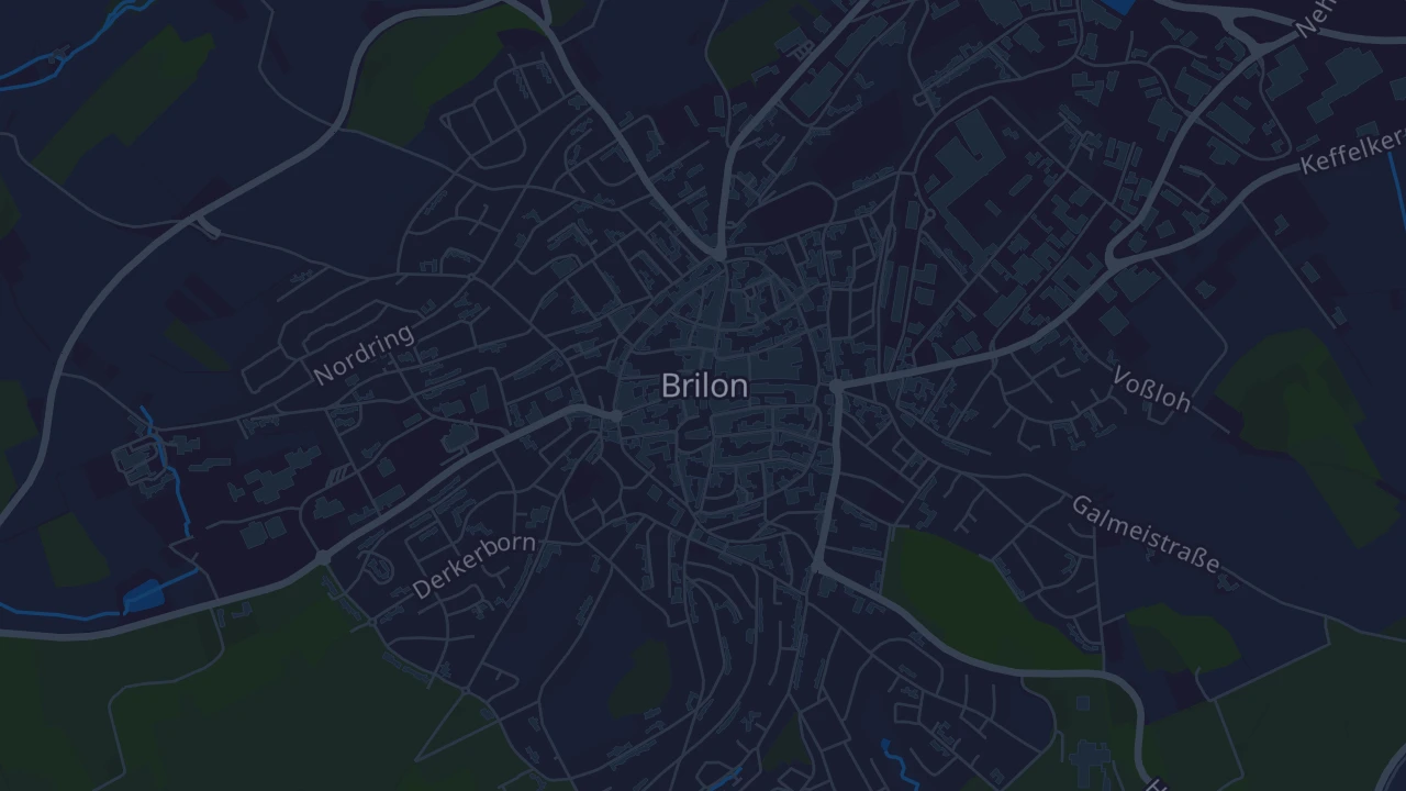Karte von Brilon