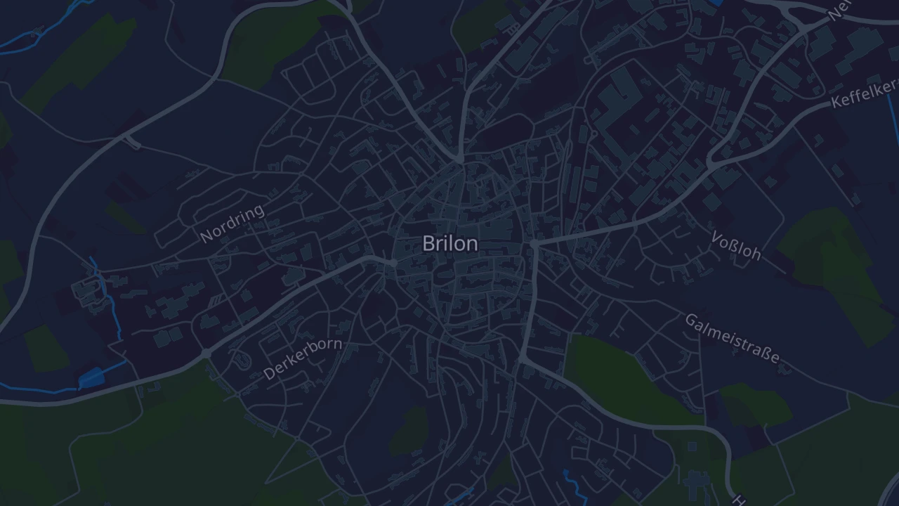 Karte von Brilon