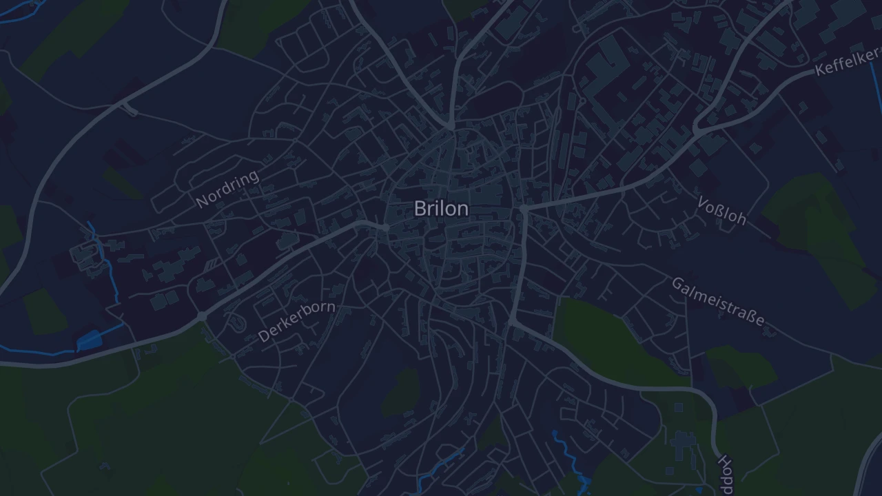 Karte von Brilon