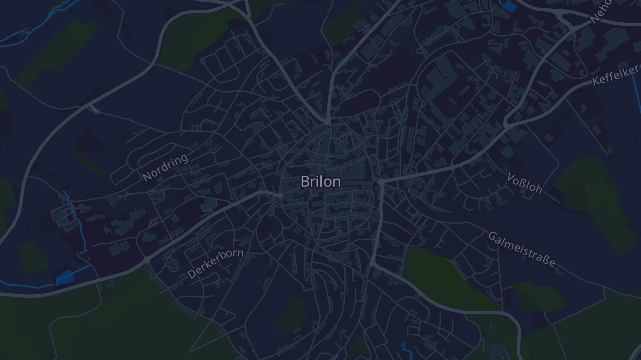 Karte von Brilon