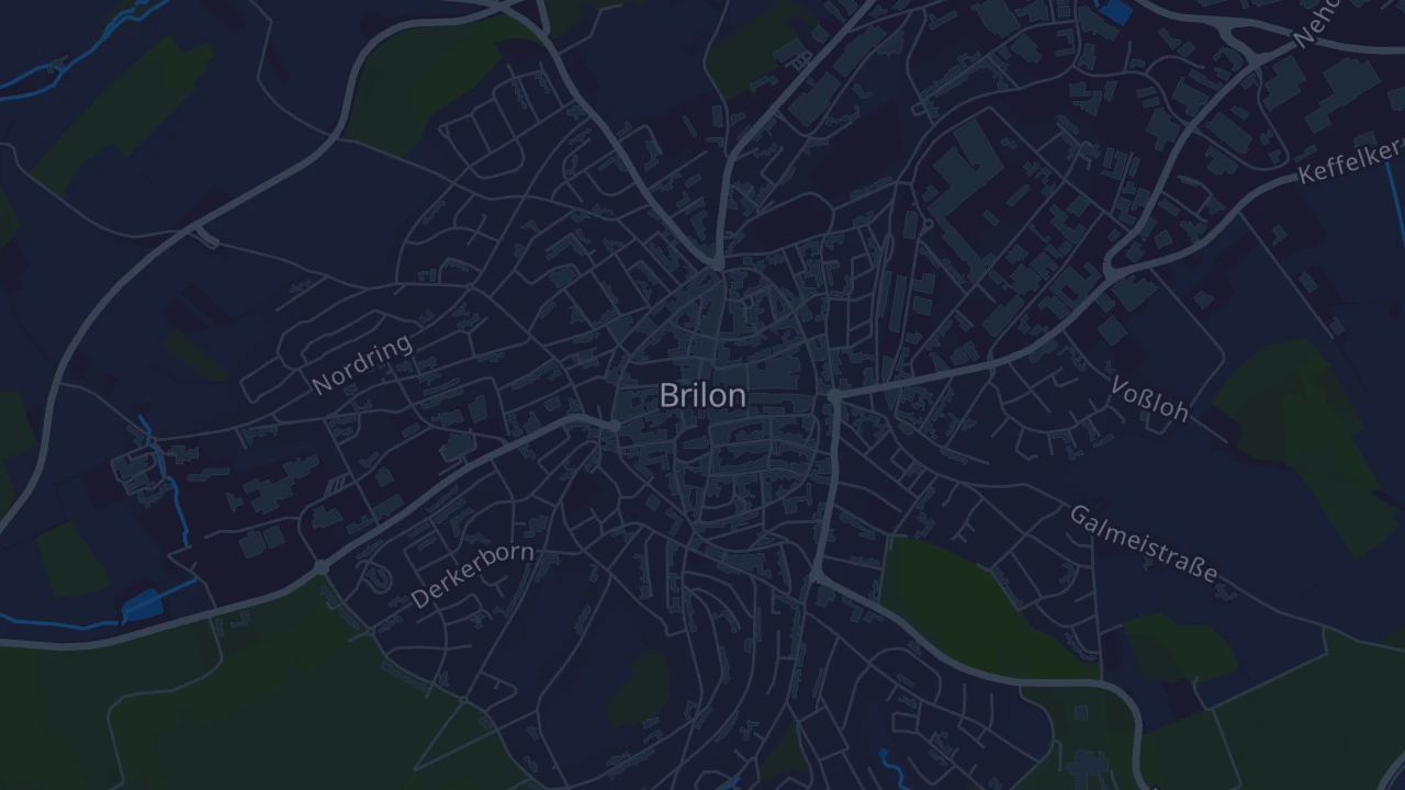 Karte von Brilon