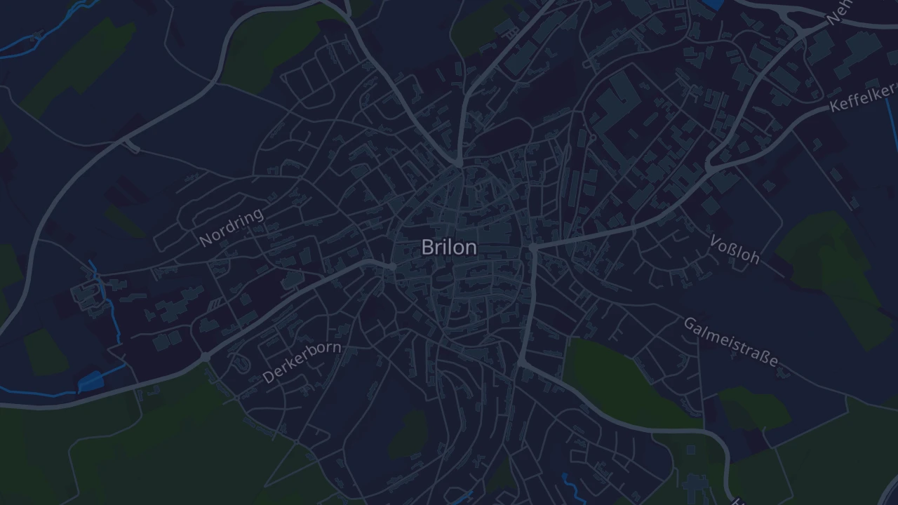 Karte von Brilon