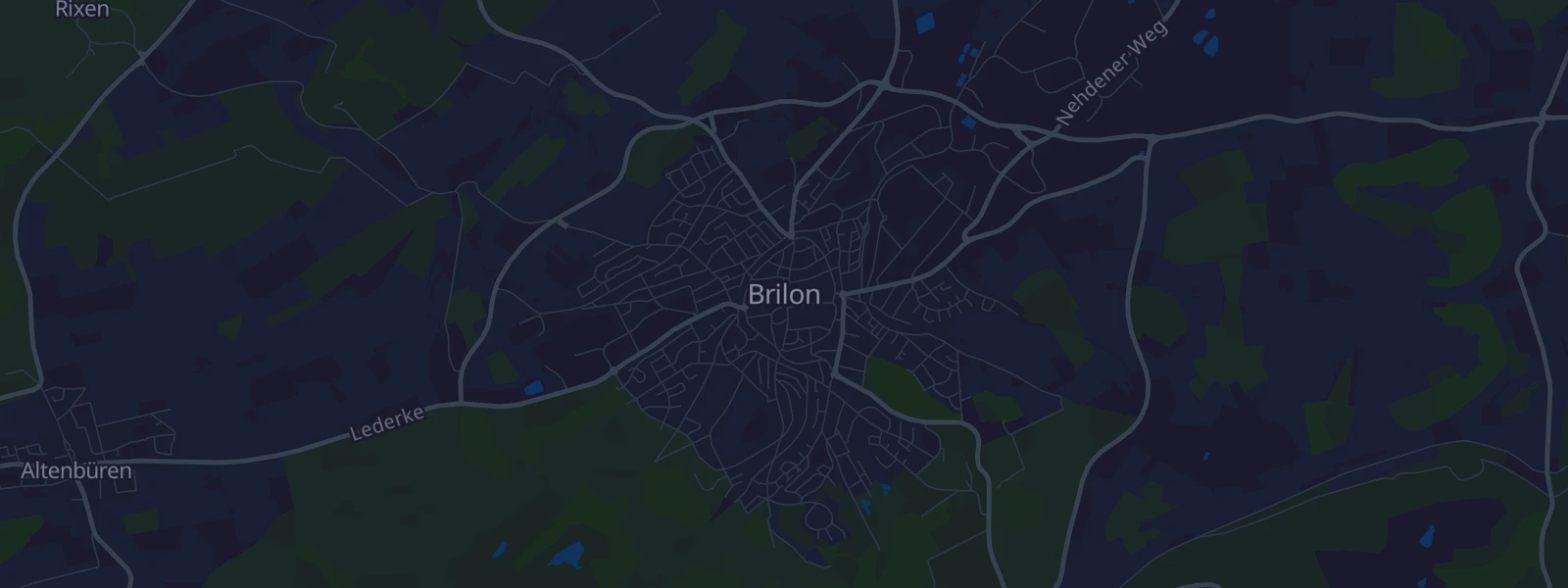 Karte von Brilon