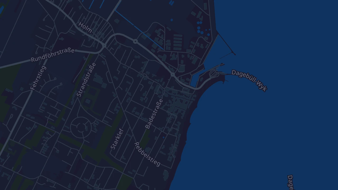 Karte von Wyk auf Föhr