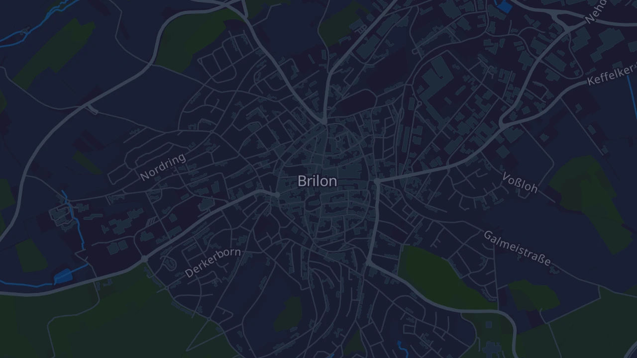 Karte von Brilon