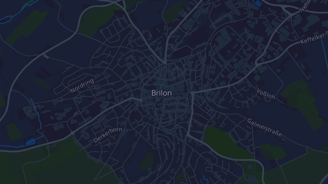 Karte von Brilon