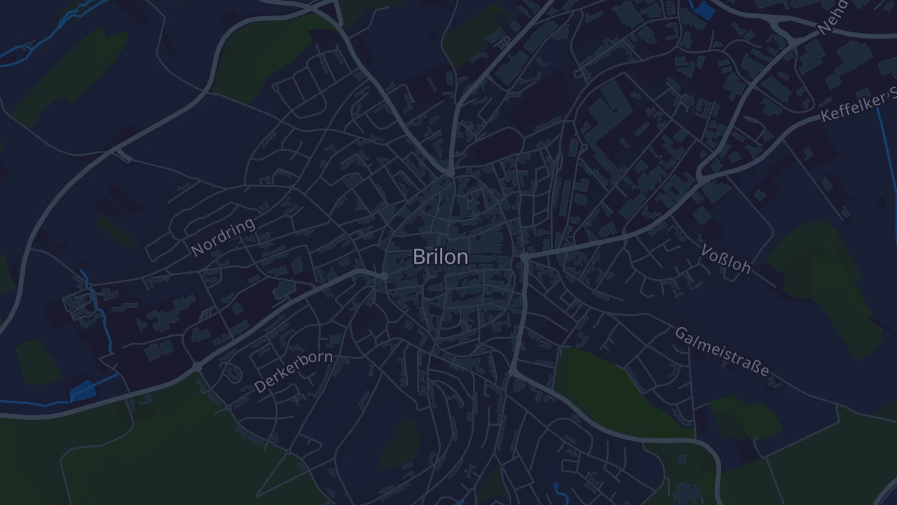 Karte von Brilon