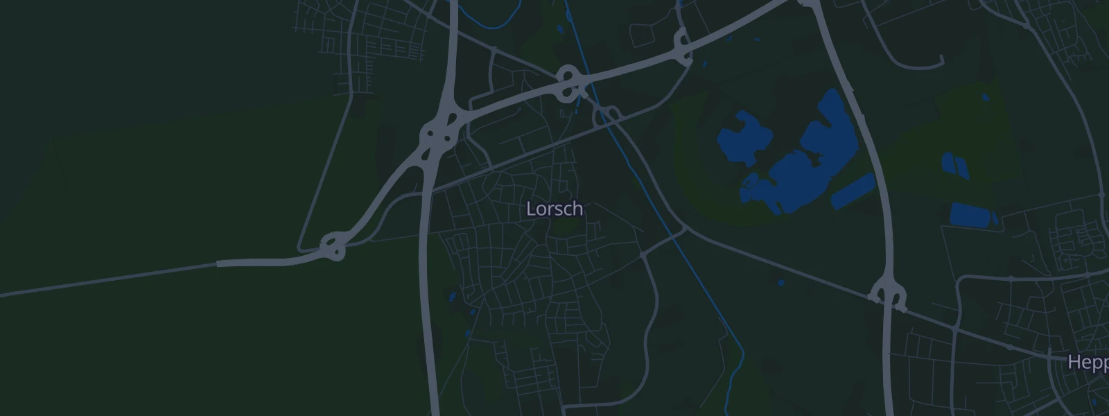 Karte von Lorsch