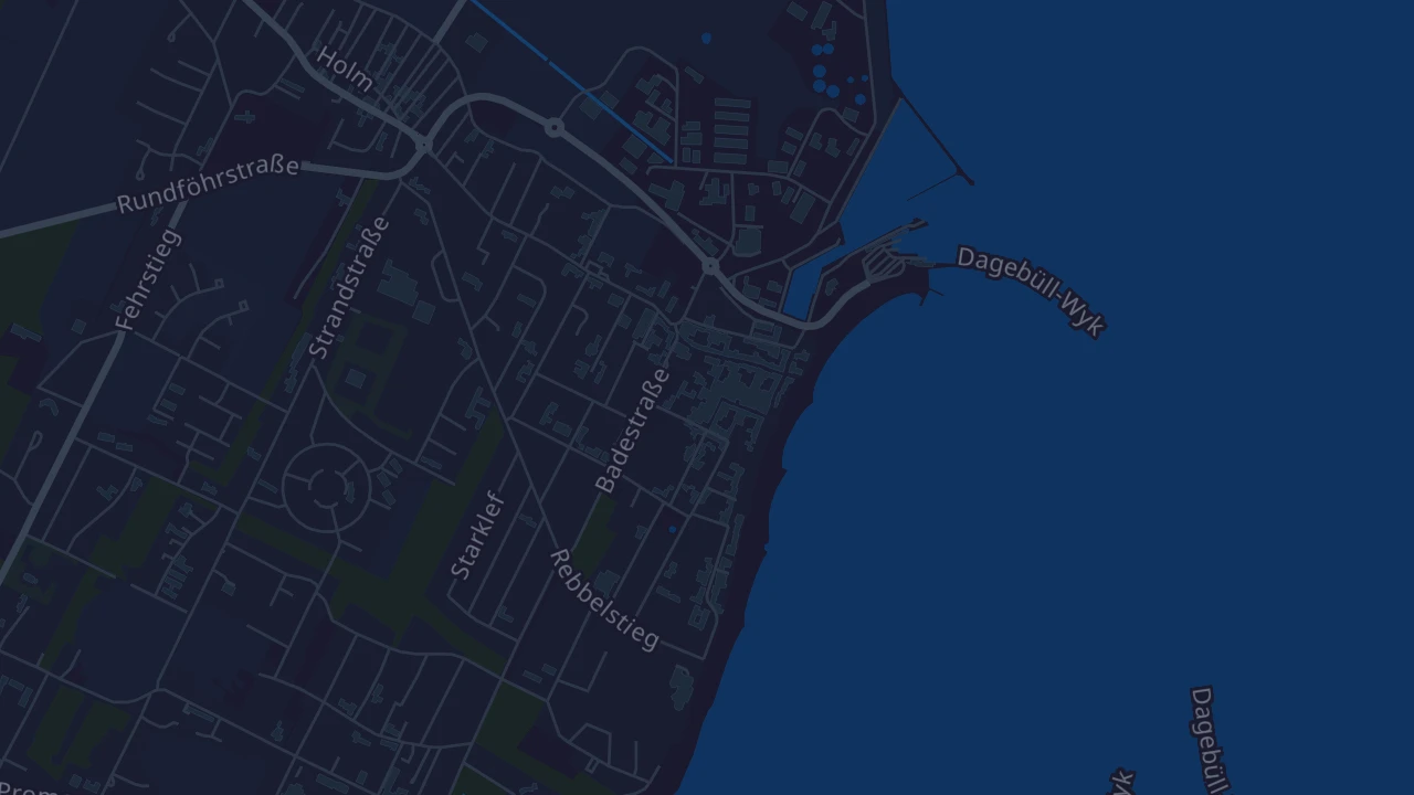 Karte von Wyk auf Föhr