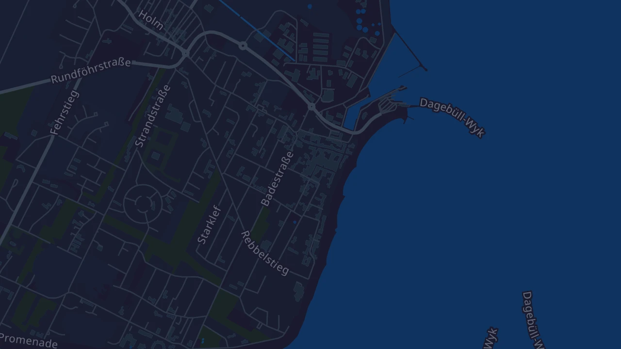 Karte von Wyk auf Föhr
