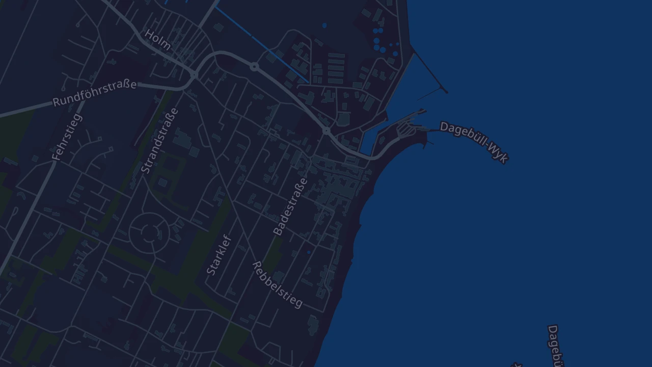 Karte von Wyk auf Föhr