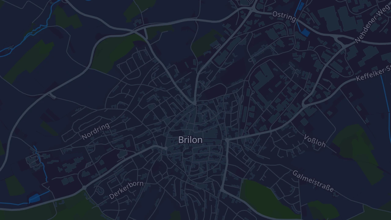 Karte von Brilon