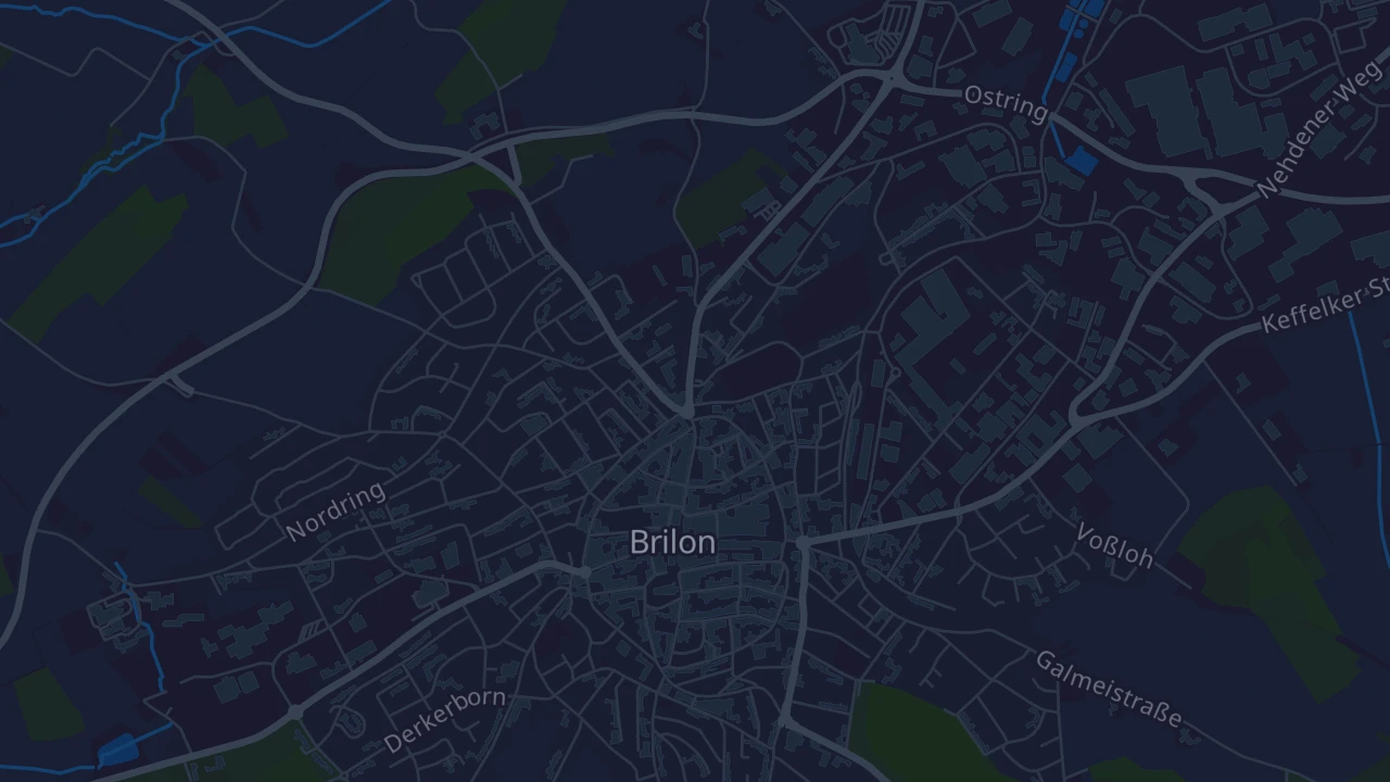 Karte von Brilon