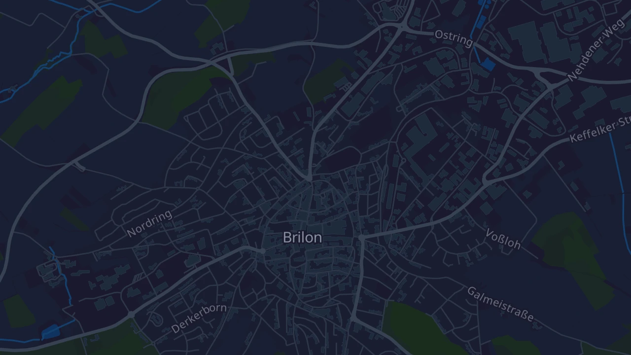 Karte von Brilon