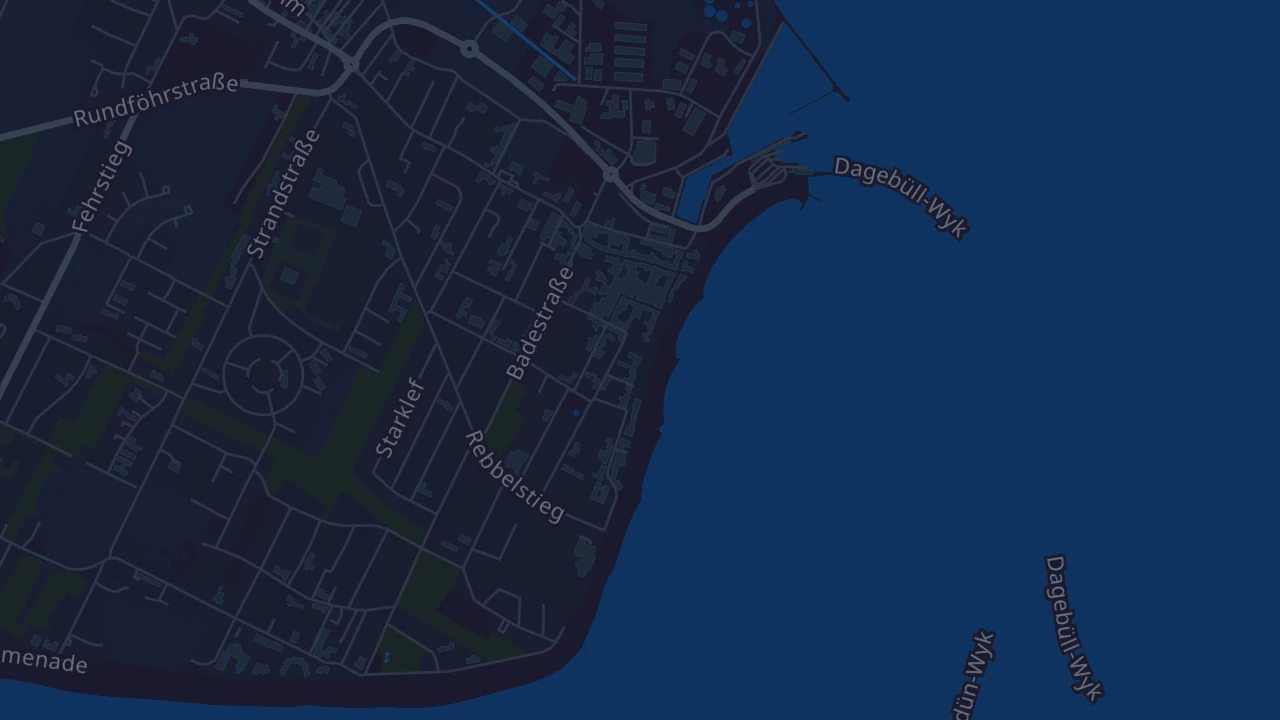 Karte von Wyk auf Föhr
