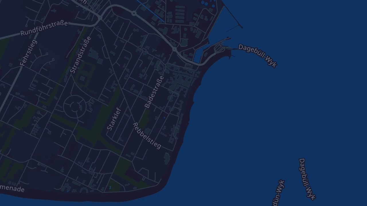 Karte von Wyk auf Föhr