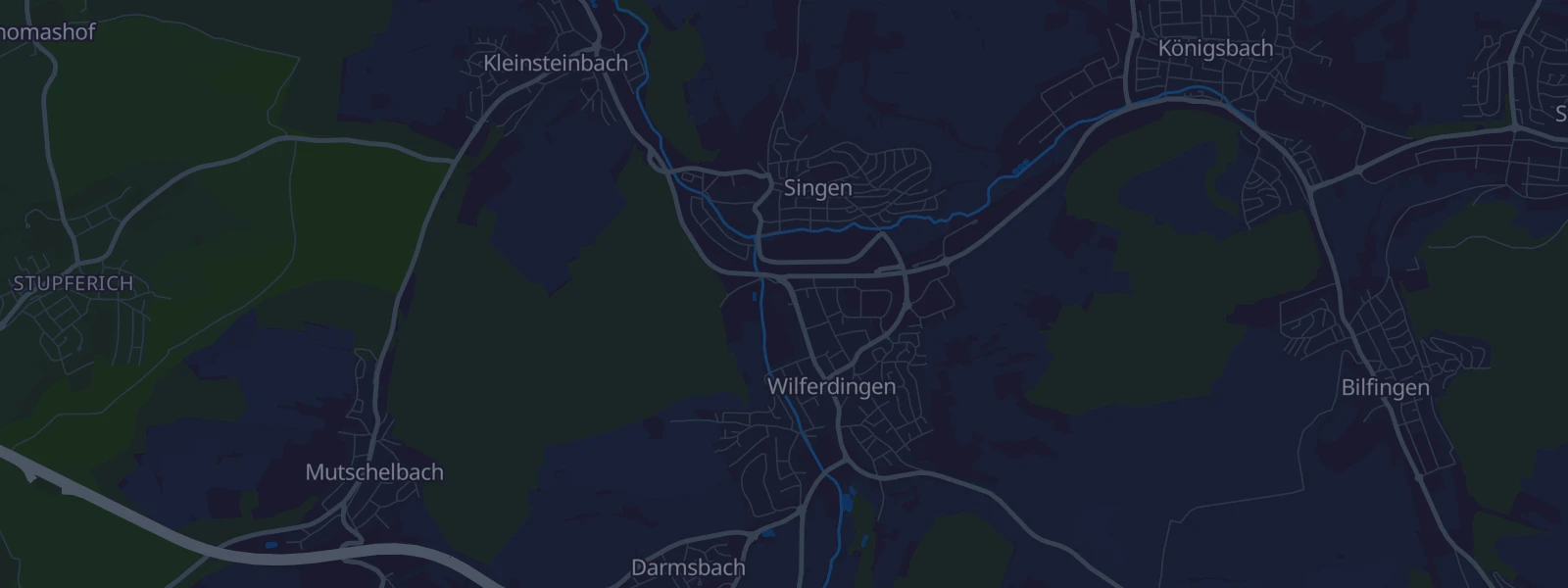 Karte von Wilferdingen