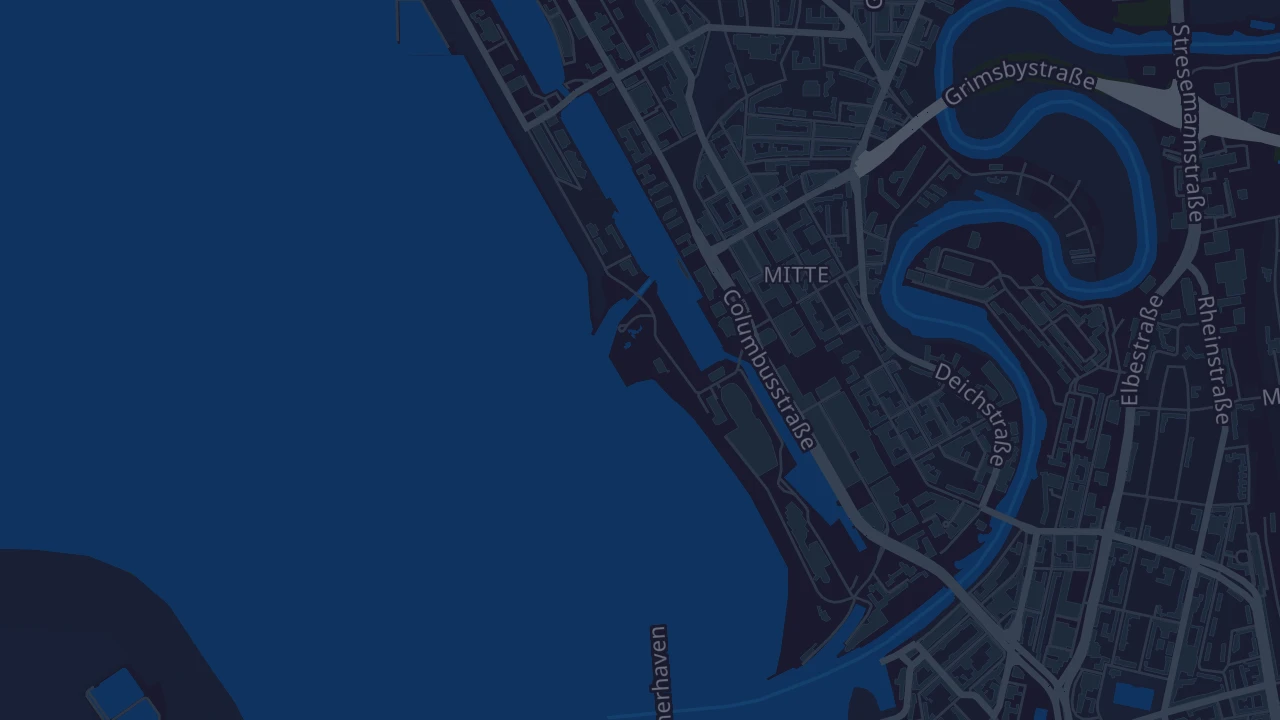 Karte von Bremerhaven