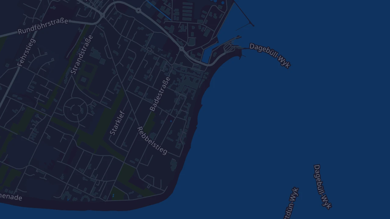 Karte von Wyk auf Föhr