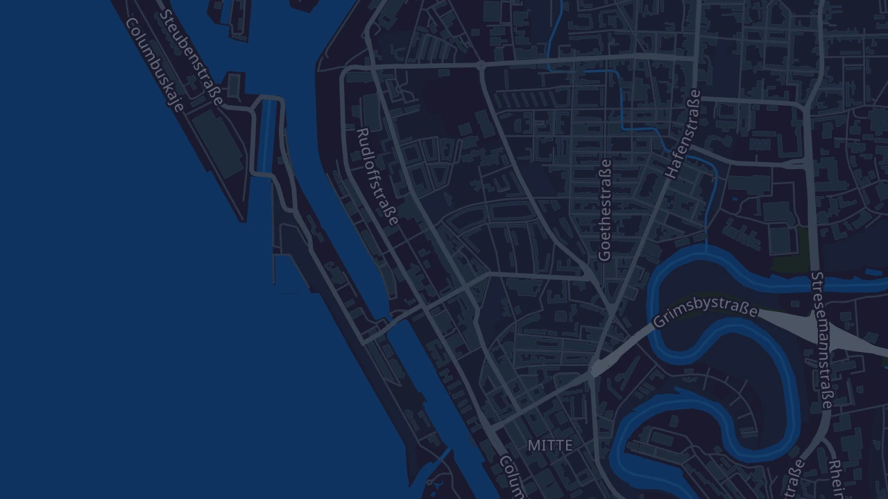 Karte von Bremerhaven