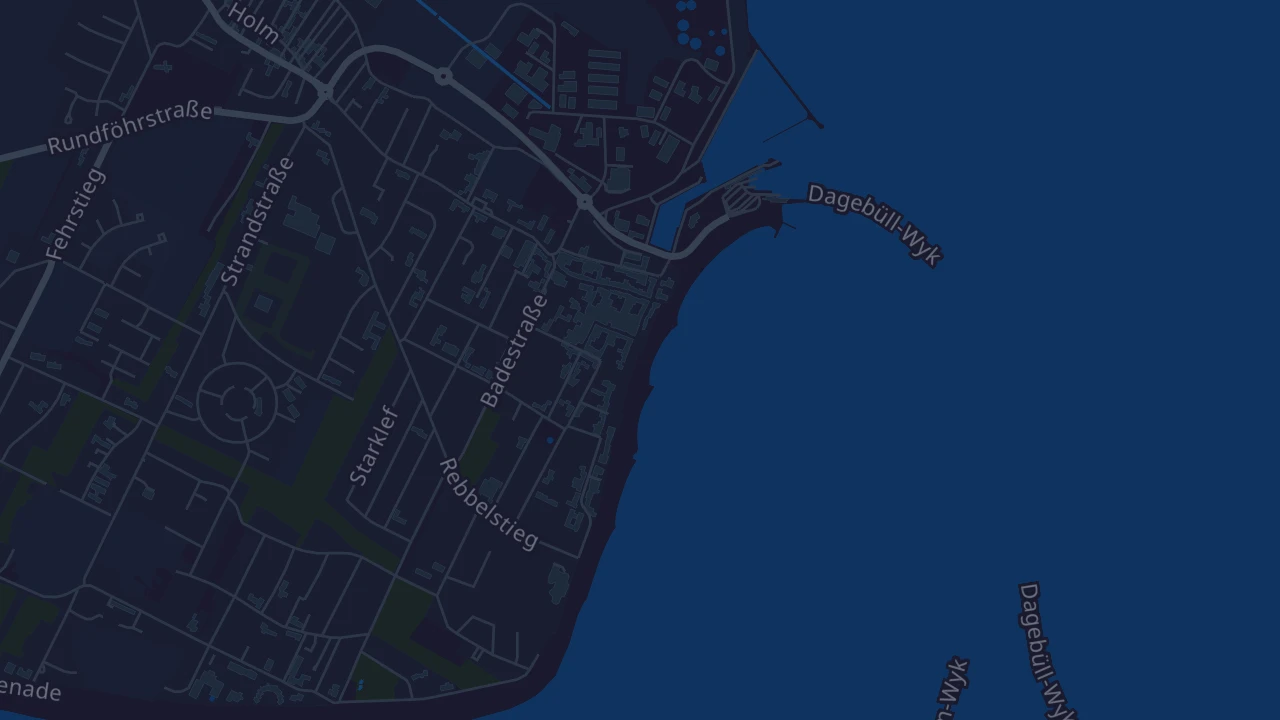 Karte von Wyk auf Föhr