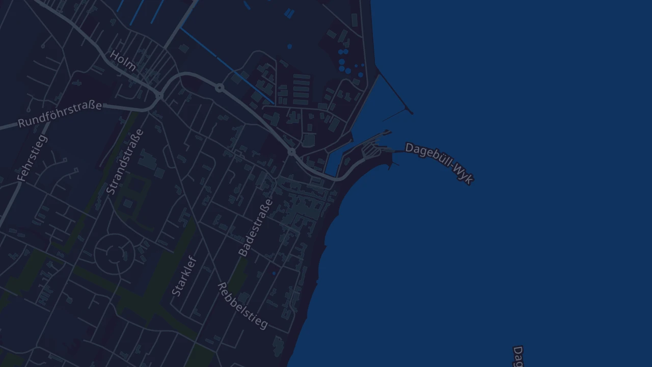 Karte von Wyk auf Föhr