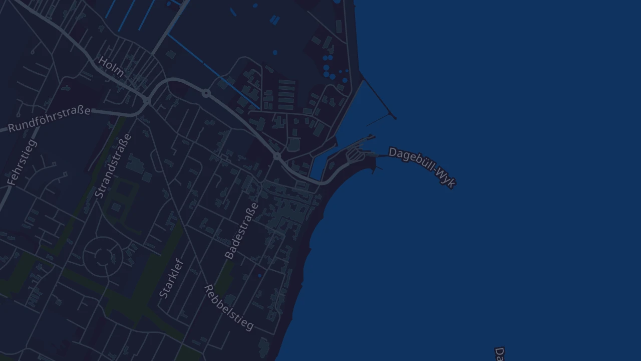 Karte von Wyk auf Föhr
