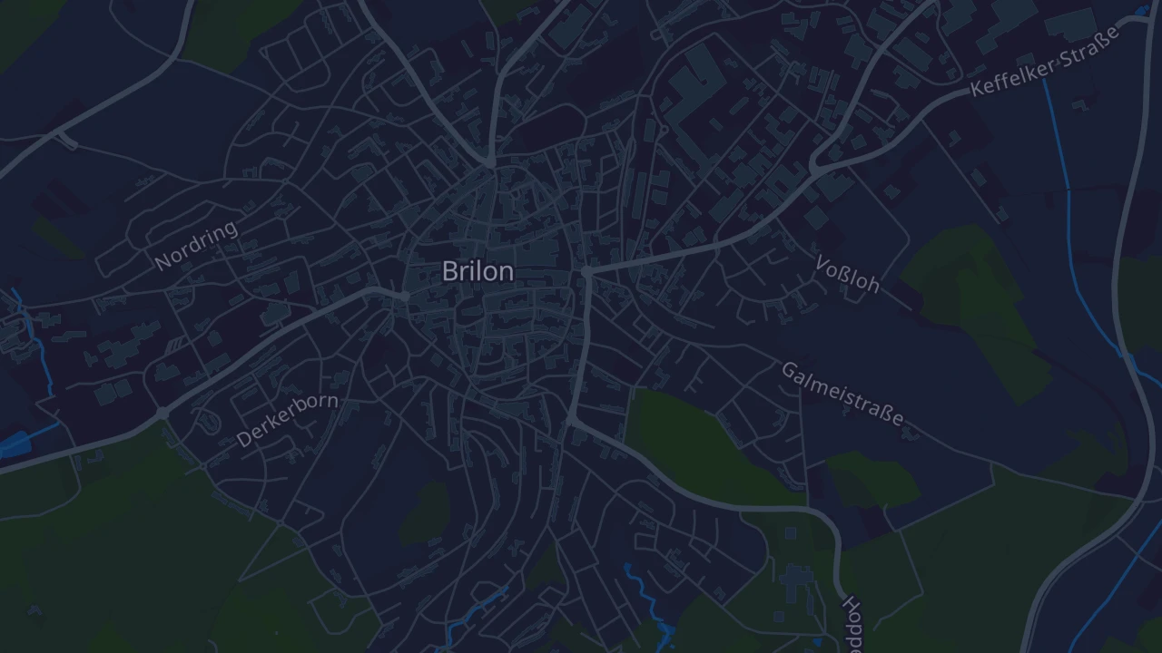Karte von Brilon