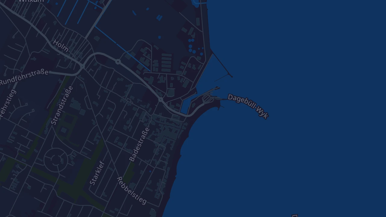 Karte von Wyk auf Föhr