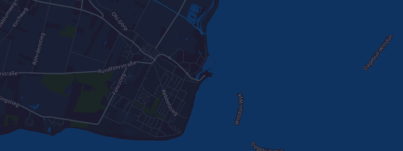 Karte von Wyk auf Föhr