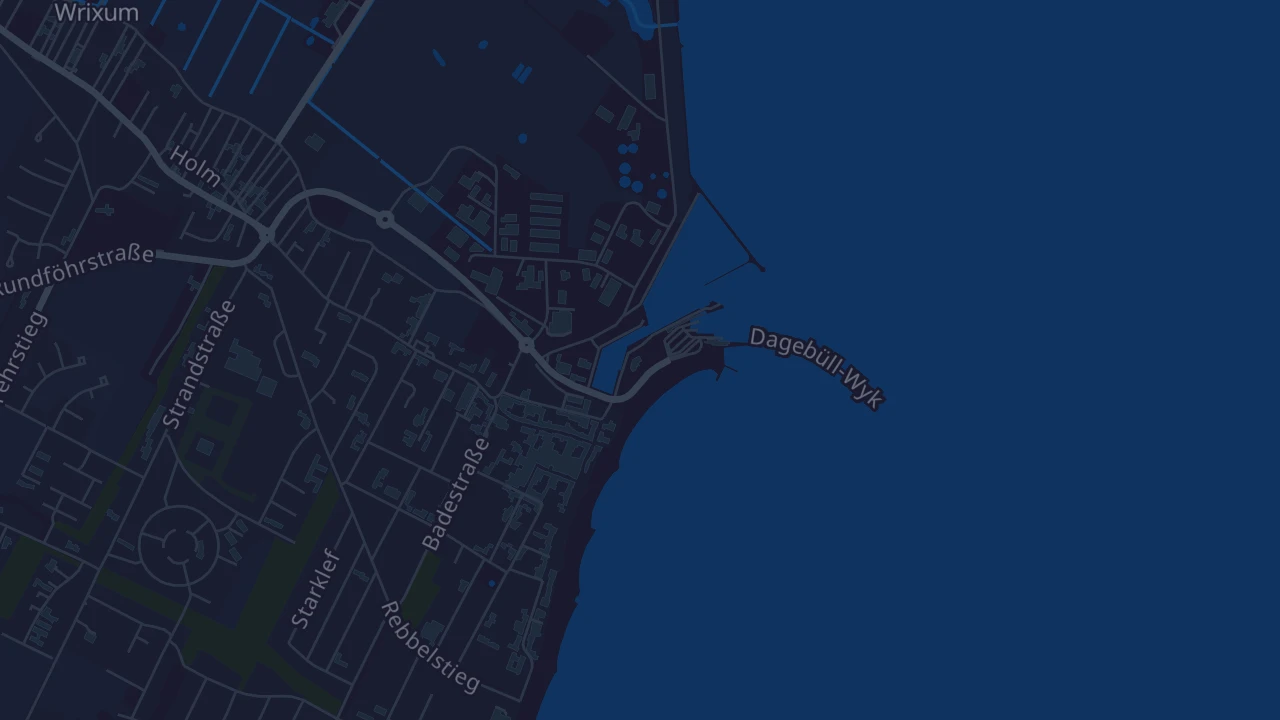 Karte von Wyk auf Föhr